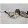 Image 15 : 4 Vintage Hand Carved Wooden Duck Decoys