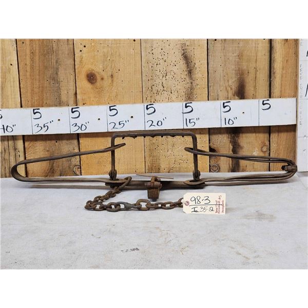 Vintage Hand Made Bear Trap