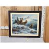 Image 1 : C.E. Pearson Oil On Canvas Painting Bighorn Sheep