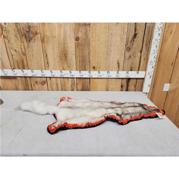 Blue Ranch Fox Rug Taxidermy