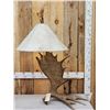 Image 1 : Spectacular Self Standing Moose Shed Antler Lamp