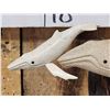 Image 2 : Alaskan Inuit Carved Ehale Cow & Calf In Bone