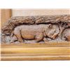 Image 10 : 3 Picture Frames With African Hand Carved Accents