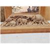 Image 5 : 3 Picture Frames With African Hand Carved Accents