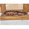 Image 9 : 3 Picture Frames With African Hand Carved Accents