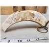 Image 10 : Collection Of Scrimshawed African Warthog Tusks African Artwork