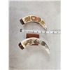 Image 2 : Collection Of Scrimshawed African Warthog Tusks African Artwork