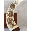 Image 3 : Collection Of Scrimshawed African Warthog Tusks African Artwork