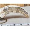Image 8 : Collection Of Scrimshawed African Warthog Tusks African Artwork