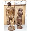 Image 6 : African Tribal Carvings Man & Woman Gathering Food