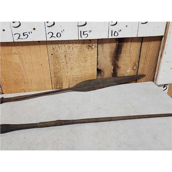 Pair Of Authentic Maasai Warrior Spears