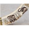 Image 4 : Dual Scrimshawed African Warthog Tusk Display