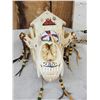 Image 2 : Navajo Decorated Grizzly Bear Skull Taxidermy