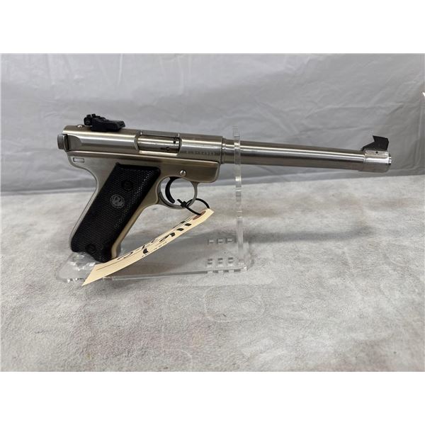 Ruger Mark ll Target Stainless Steel 22 LR Semi Auto Pistol