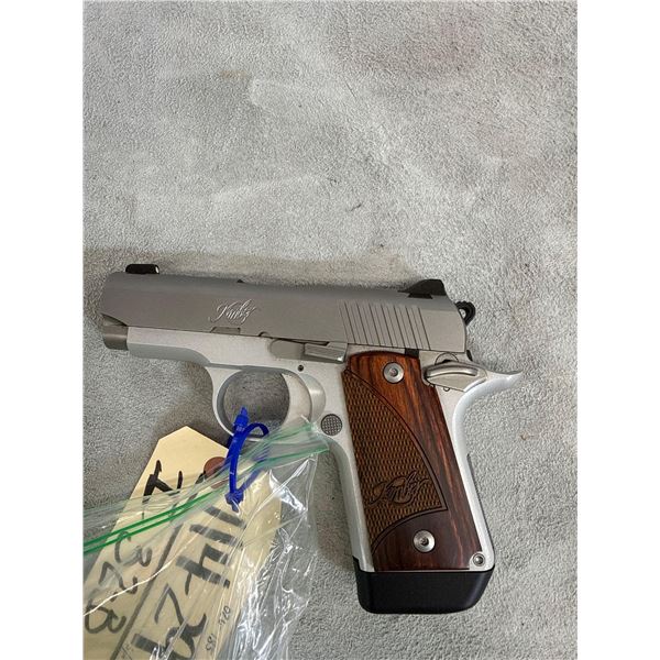 Kimber Micro 9 9mm Semi Auto Pistol