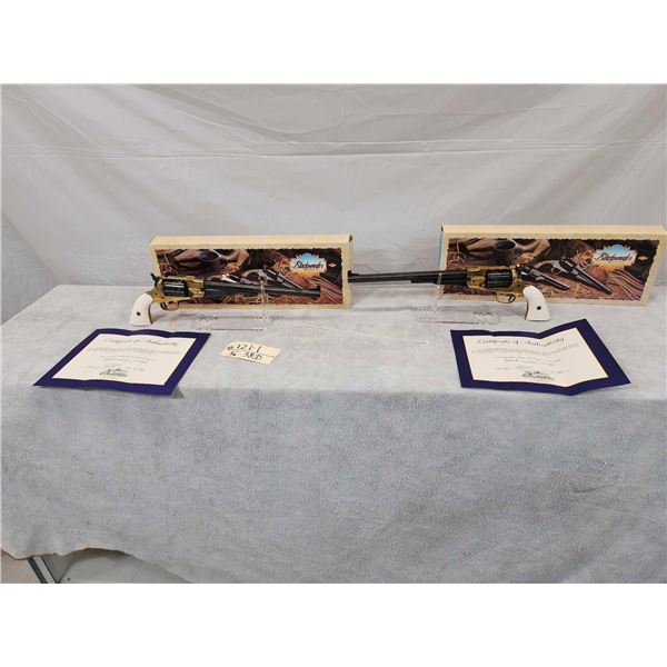 2 F. LLI Pietta Limited Edition. 44 Cal Black Powder Dueling Revolvers