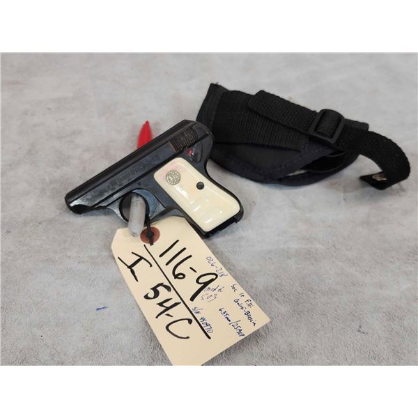 Soc It. Galesi Brescia Model 503 6.35 / 25cal Semi Auto Pistol