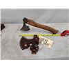Image 1 : Hand Made Camp Axe / Hatchet With Sheath