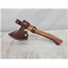 Image 6 : Hand Made Camp Axe / Hatchet With Sheath