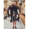 Image 4 : Native American Style Black Bear Skin Ceremonial Dance Shield