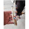 Image 5 : Native American Style Black Bear Skin Ceremonial Dance Shield