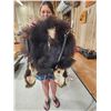 Image 8 : Native American Style Black Bear Skin Ceremonial Dance Shield