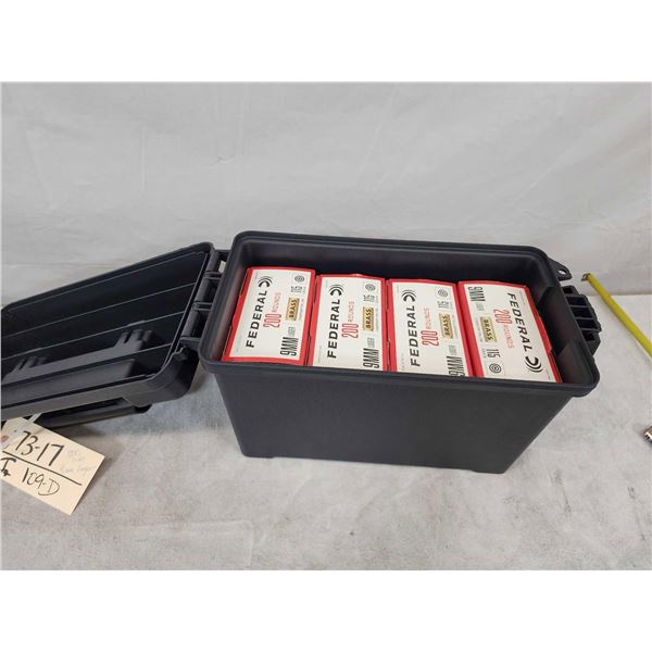 800 Rounds Of 9mm Ammunition