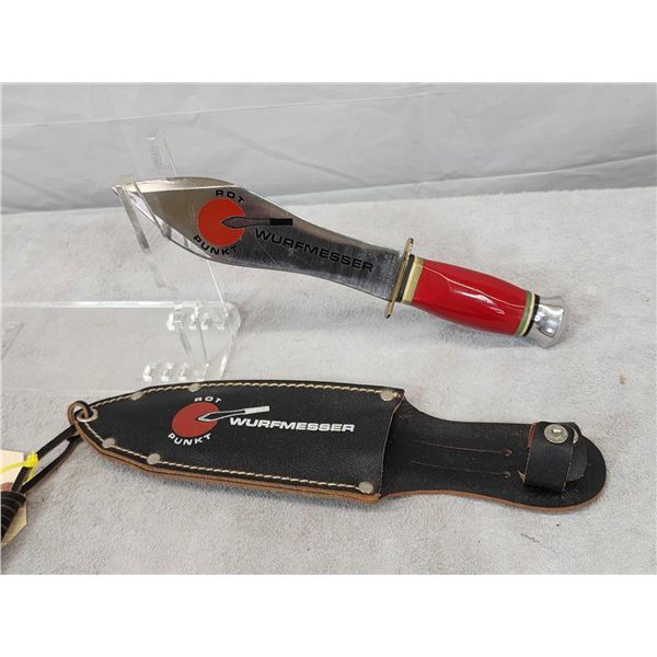Wurfmesser ROT PUNKT Throwing Knife