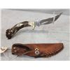 Image 4 : Hand Crafted Antler Handle Hunting Knife By Jacob's Custom