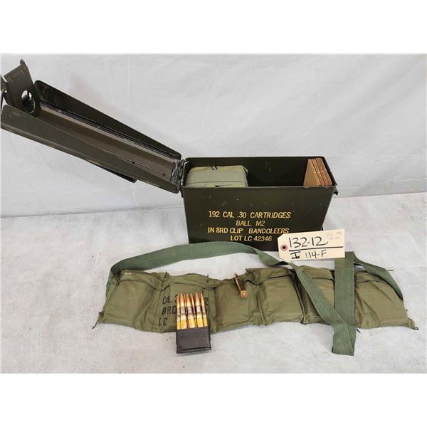 192 Rounds Of Military 30-06 Ammunition