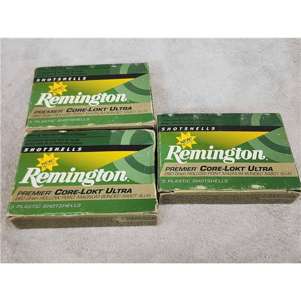 15 Rounds Of 20ga Sabot Slugs Ammunition