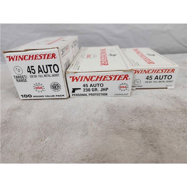 186 Rounds of 45 Auto Ammunition