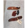Image 13 : 3 Rocky Mountain Elk Foundation Fixed Blade Knives