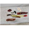 Image 1 : 3 Rocky Mountain Elk Foundation Fixed Blade Knives