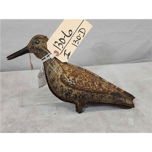 Early Tin Shore Bird Decoy