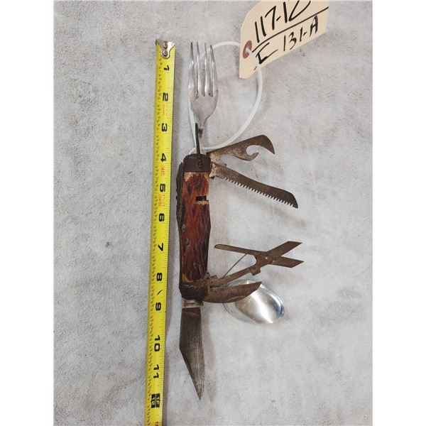 Vintage Multi Tool Pocket Knife