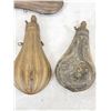 Image 2 : Collection Of 6 Antique Powder Flasks