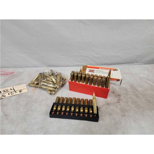 30 Rounds Of 300 Win Mag Ammunition & 30 Rounds Of Brass