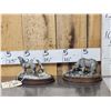 Image 1 : Two Glen Loates 75th Anniversary National Audubon Society Pewter Sculptures