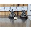 Image 2 : Two Glen Loates 75th Anniversary National Audubon Society Pewter Sculptures