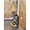 Image 5 : Raccoon Lamp Full Body Taxidermy Mount