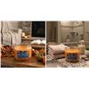 Image 1 : Case of 4 - Candle-lite 10oz 3 Wick Pumpkin & Brown Sugar Candle