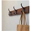 Image 2 : Lot of 3 - Amazon Basics Wall Mounted Coat Rack Trio