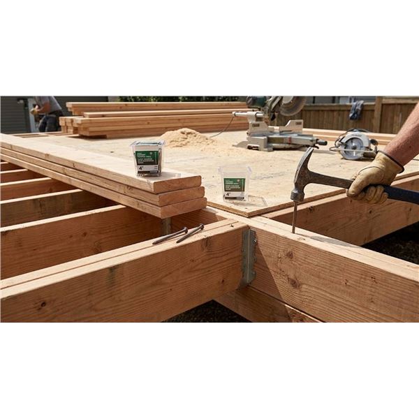 Lot of 4- Hillman 4-Inch Framing Nails 400g Pack