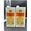 Image 2 : Lot of 2 - Starbucks Strawberry Acai 8X Concentrate 1L Tetra