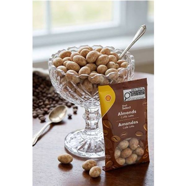 Shell Select CaffÃ¨ Latte Almonds 12 x 60g