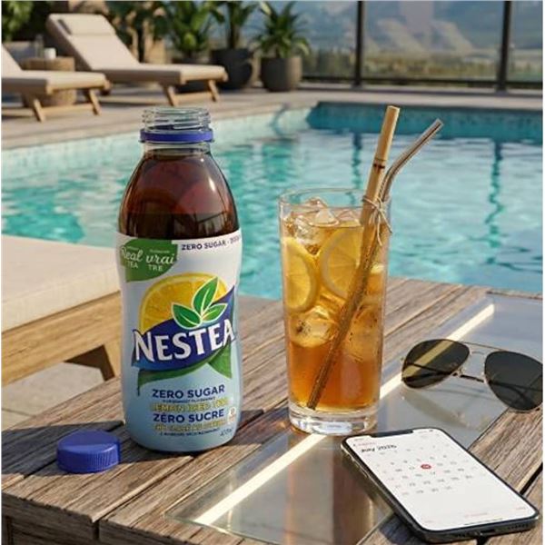 Nestea Zero Sugar Lemon Iced Tea 12-Pack x 473ml