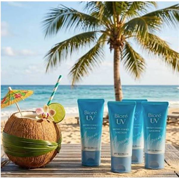 Biore UV Aqua Rich Moisturizer SPF 50 4-Pack