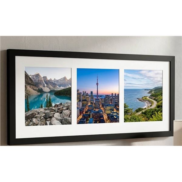 Rectangular Glass Picture Frame 20.5" x 11" Matte Not Included