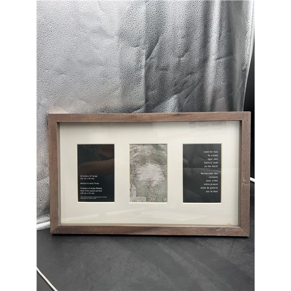 BP Industries Matted Wood Wall Frame